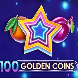 100 Golden Coins game by Amusnet Interactive – logo hosted on Slimking Casino