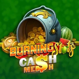 Burning Slots Cash Mesh slot logo by BF Games at Slimking Casino