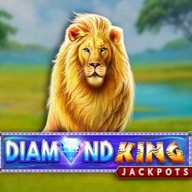 Diamond King Jackpots logo by SpinPlay Games Slimking Casino