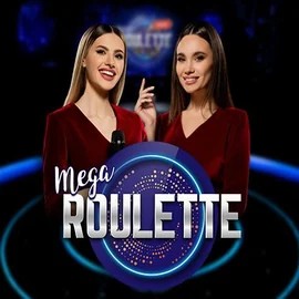 Mega Roulette game by Pragmatic Play – logo hosted on Slimking Casino