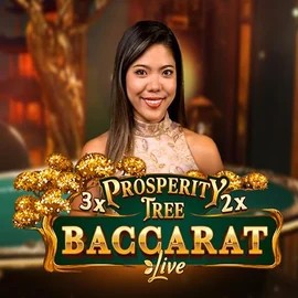Prosperity Tree Baccarat logo – Live Casino by Evolution at Slimking Casino