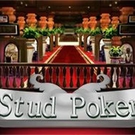 Stud Poker 3D slot logo by iSoftBet at Slimking Casino