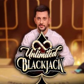 Live Casino logo of Unlimited Blackjack from Ezugi at Slimking Casino